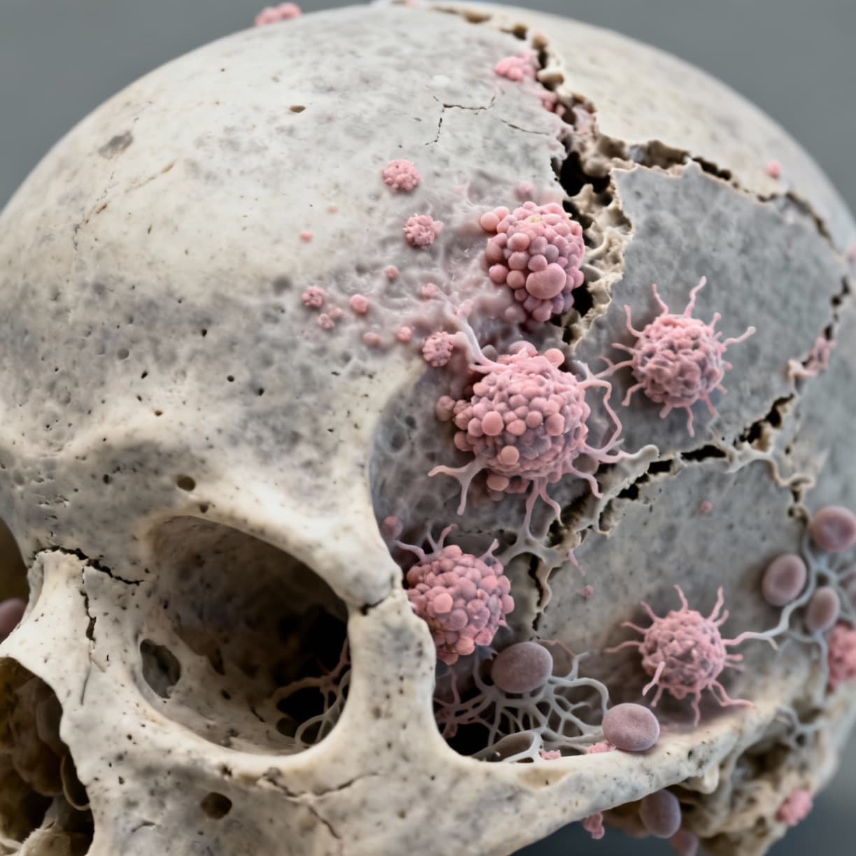 Glioblastoma's Impact on Skull and Immune System